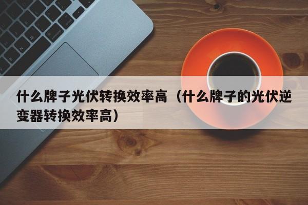 什么牌子光伏转换效率高（什么牌子的光伏逆变器转换效率高）