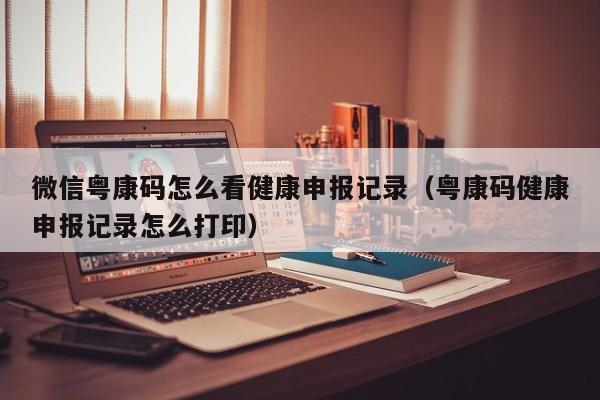 微信粤康码怎么看健康申报记录（粤康码健康申报记录怎么打印）