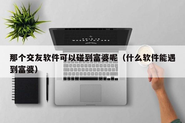 那个交友软件可以碰到富婆呢（什么软件能遇到富婆）