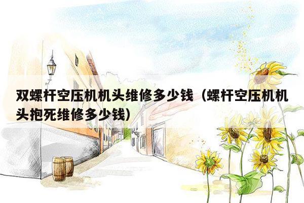 双螺杆空压机机头维修多少钱（螺杆空压机机头抱死维修多少钱）