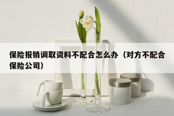保险报销调取资料不配合怎么办（对方不配合保险公司）