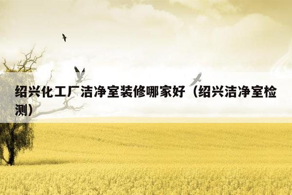 绍兴化工厂洁净室装修哪家好（绍兴洁净室检测）