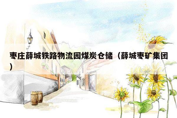 枣庄薛城铁路物流园煤炭仓储（薛城枣矿集团）