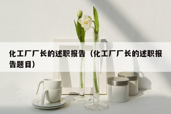 化工厂厂长的述职报告（化工厂厂长的述职报告题目）