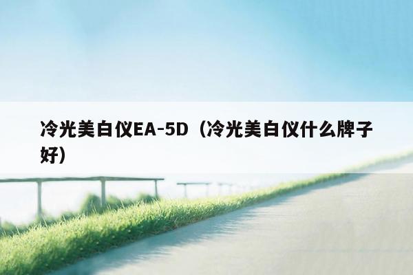 冷光美白仪EA-5D（冷光美白仪什么牌子好）
