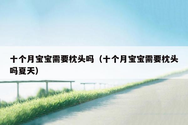 十个月宝宝需要枕头吗（十个月宝宝需要枕头吗夏天）