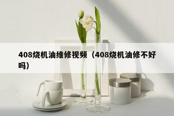 408烧机油维修视频（408烧机油修不好吗）